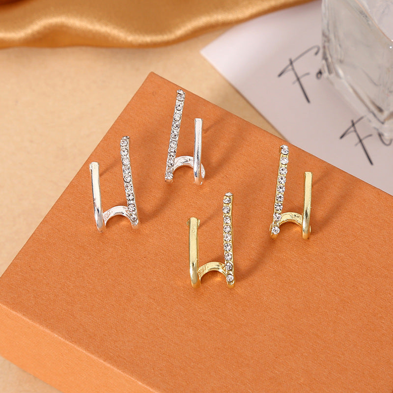 Wholesale Diamond Inlaid Alloy Earrings