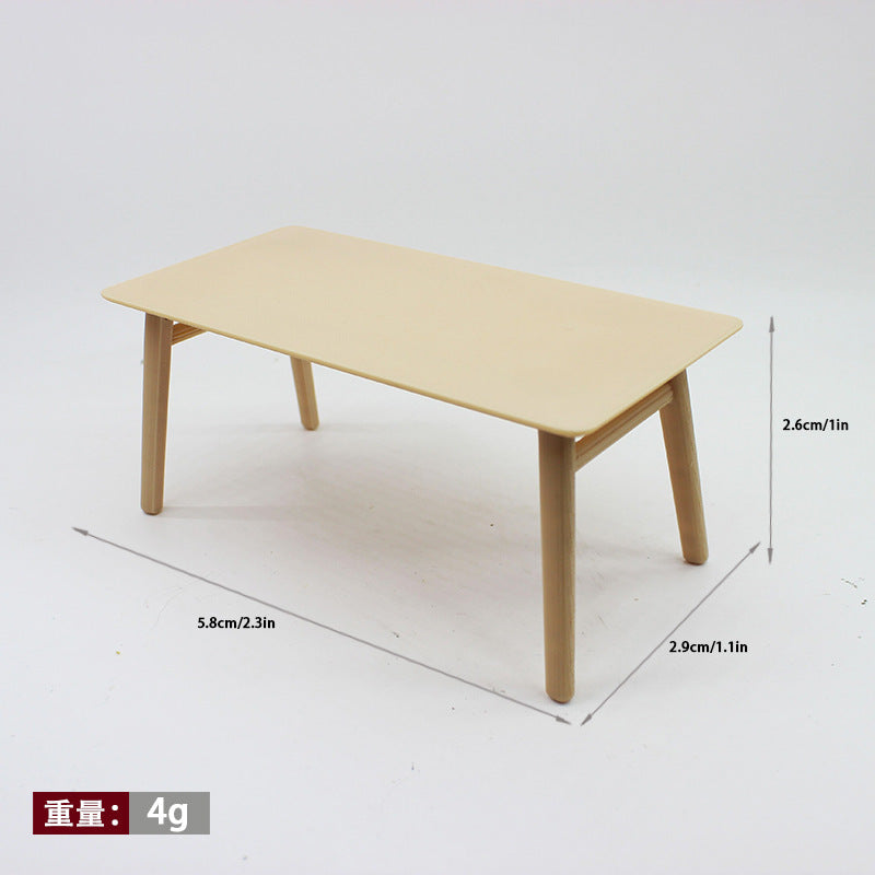 Wholesale Mini dollhouse decorations dining tables  chairs Doll Accessories