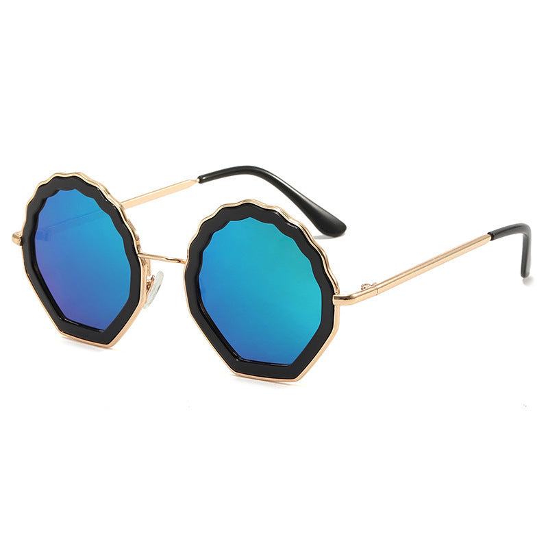 Wholesale PC Metal Polygon Sunglasses