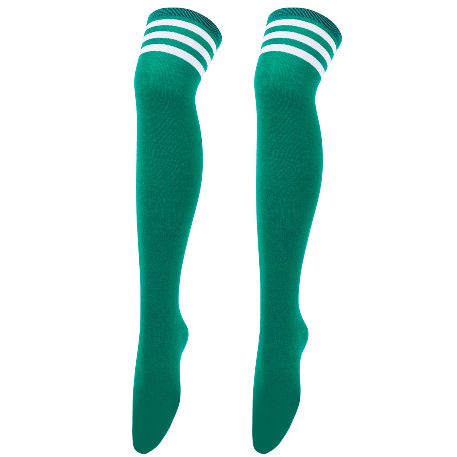 Wholesale Three-bar Over-the-knee High Striped Dance Socks