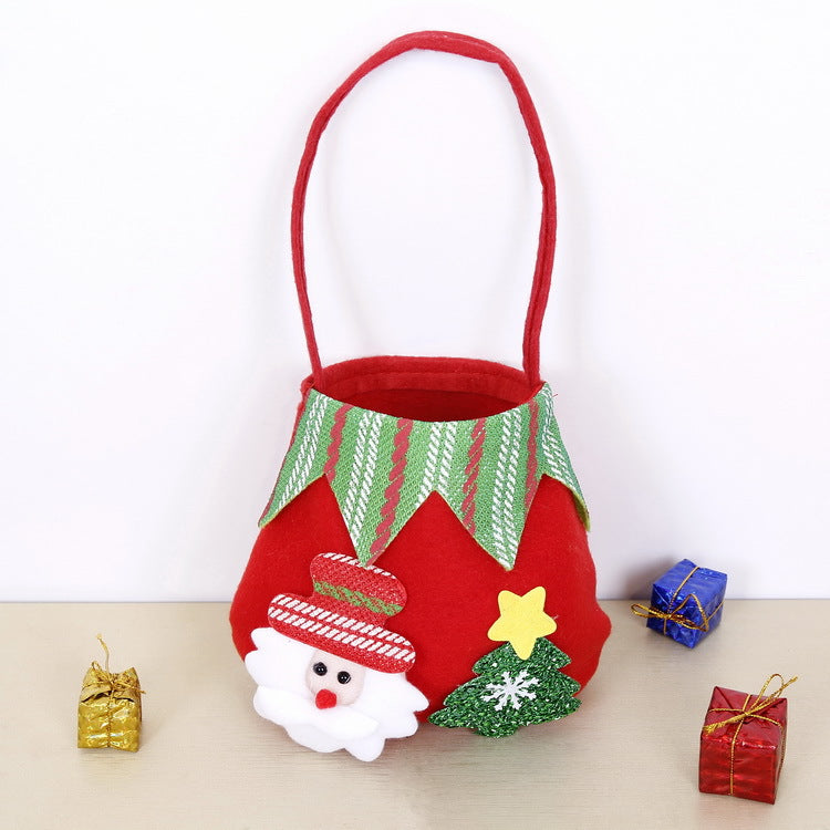 Wholesale Christmas Brushed Apple Bag Guest Gift Candy Packaging Bag