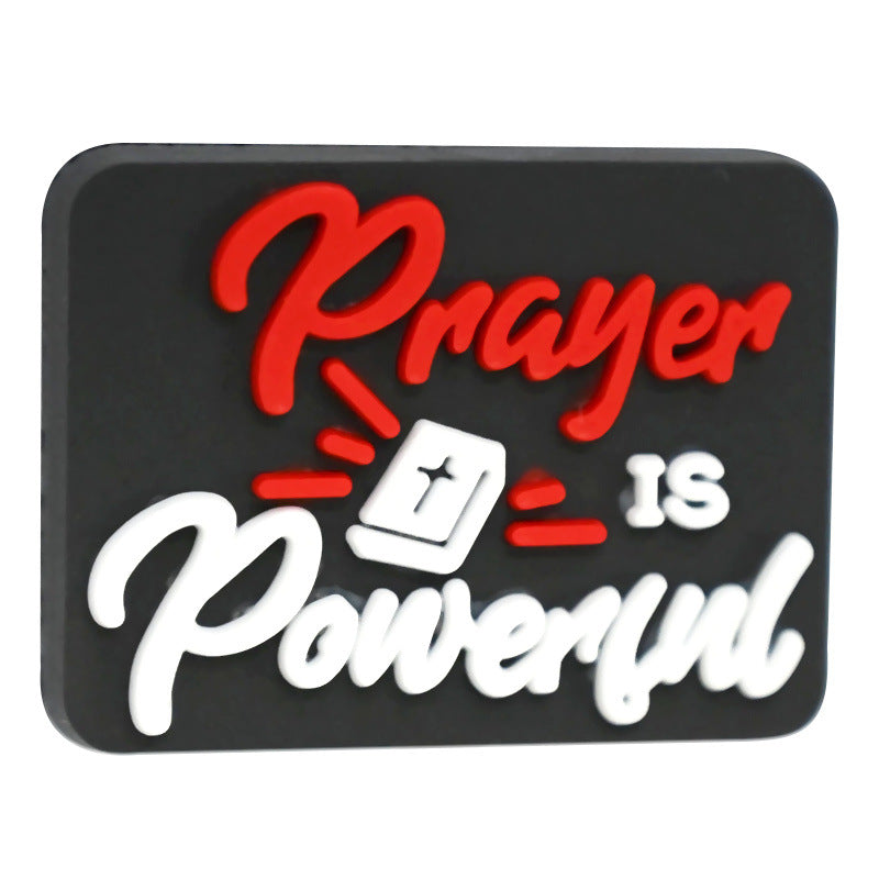 Wholesale Random 100pcs Creative phrases beaded English slogan rubber beads