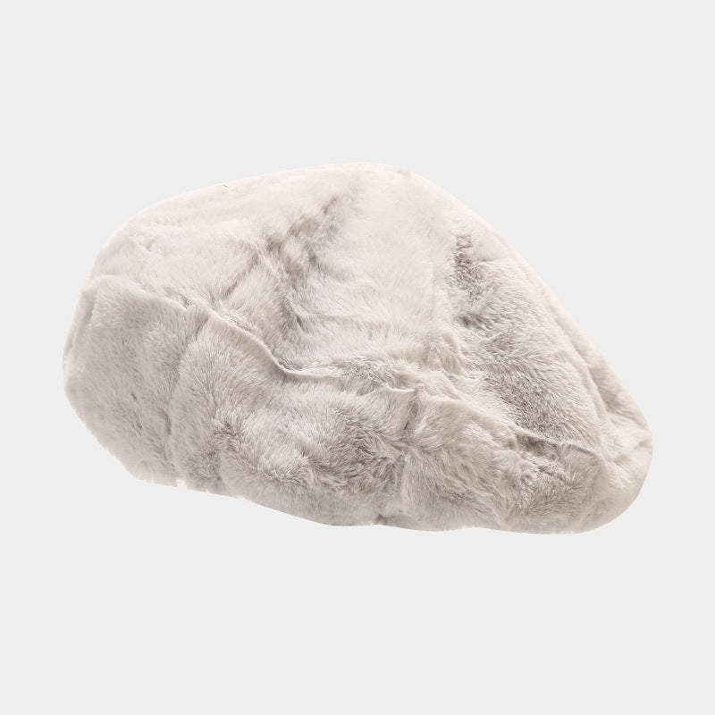 Wholesale Autumn and Winter Plush Thickened Warm Beret