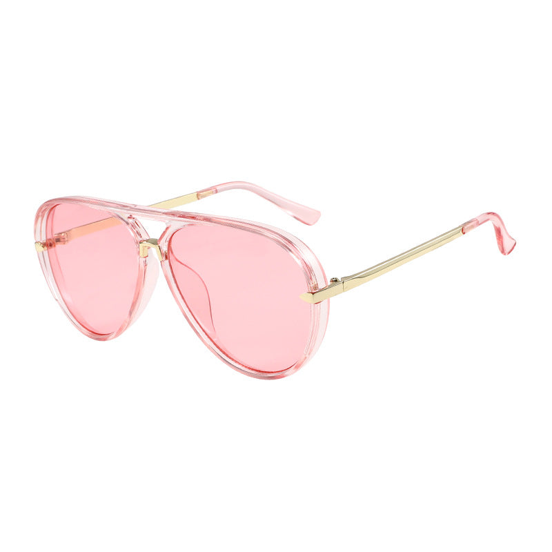Wholesale riding men' s and women' s fashion large frame  glasses trend vintage sunglasses