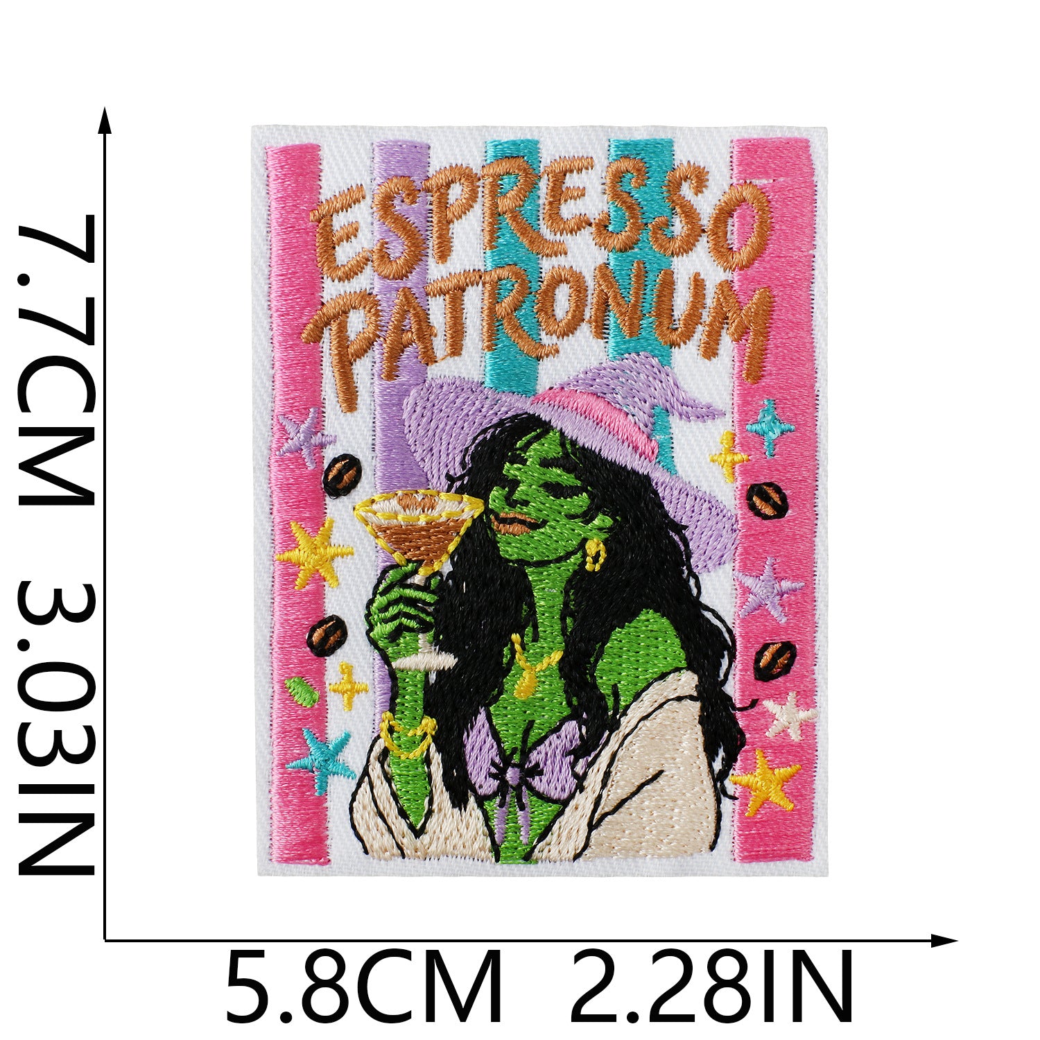 Wholesale  Embroidered Iron On Patches Ghost Zombie Design For Denim et And Bag Decorative Badge