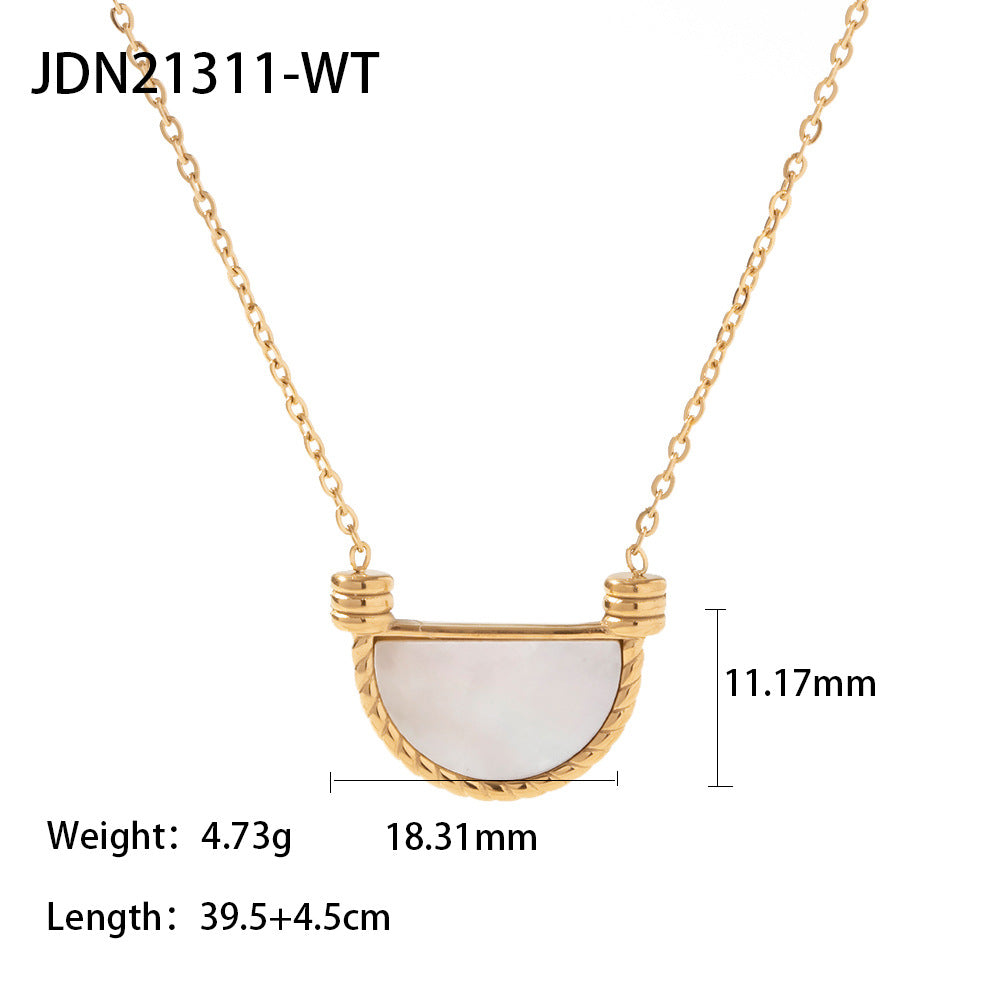 Wholesale 18K gold classic stainless steel necklace
