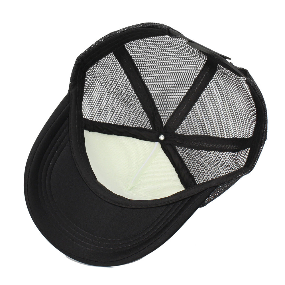 Cape de béisbol de mariposa de malla de poliéster de algodón al por mayor de algodón