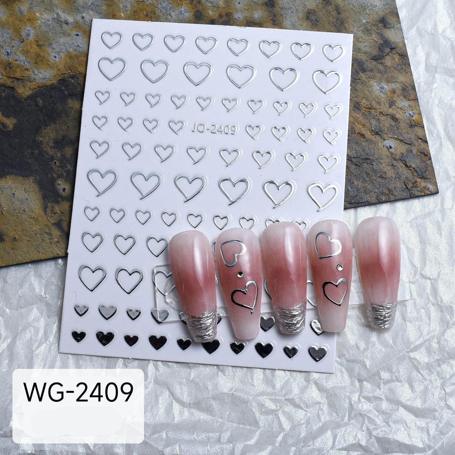 Wholesale Cyber Celebrous 3D Star Manure  Nail Sticker