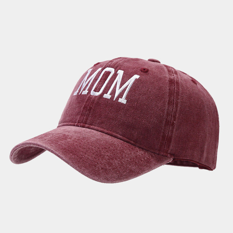 Wholesale Washed Cotton DAD MOM Vintage Embroidered Baseball Cap
