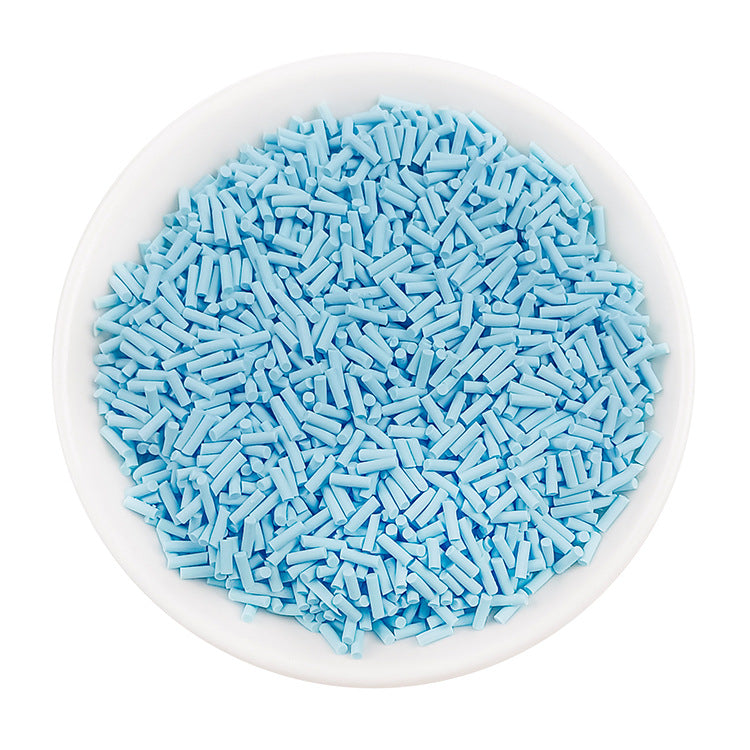 Wholesale Simulation soft clay long strip sugar granules 50 grams chocolate handmade materials