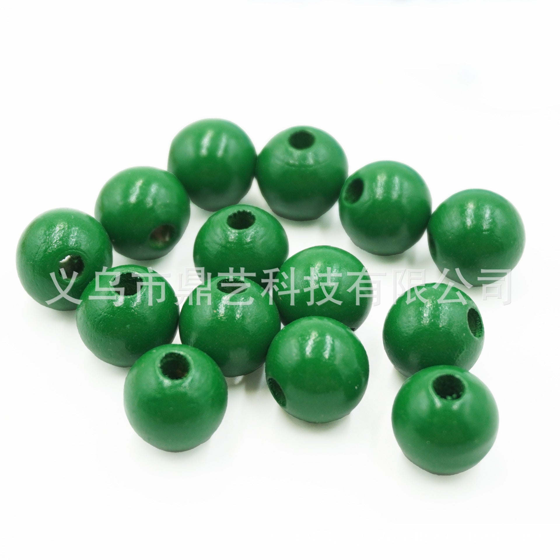 Wholesale 100pcs/pack Christmas Wooden Beads Snowman Beads