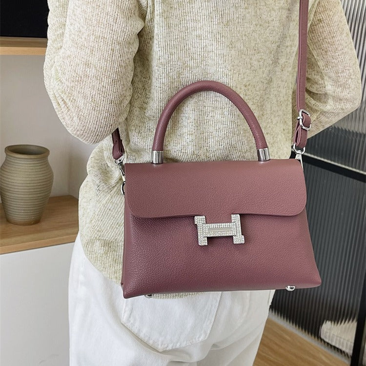 Wholesale Fashion Diamond Buckle Women's Crossbody Handbag Shoulder Bag
