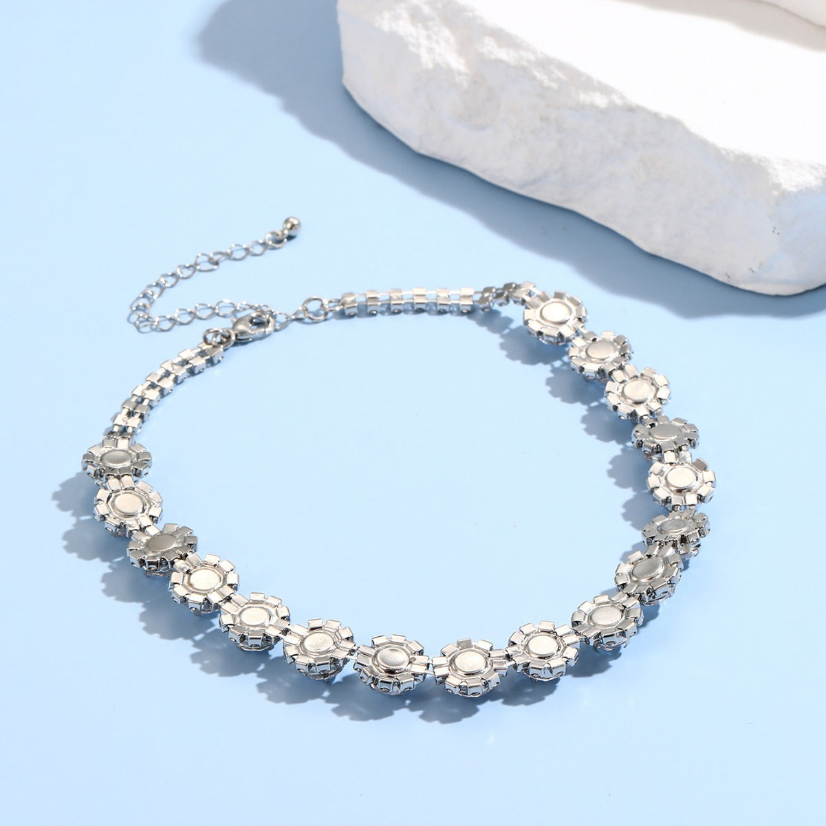 Wholesale Plum Blossom Water Diamond Necklaces