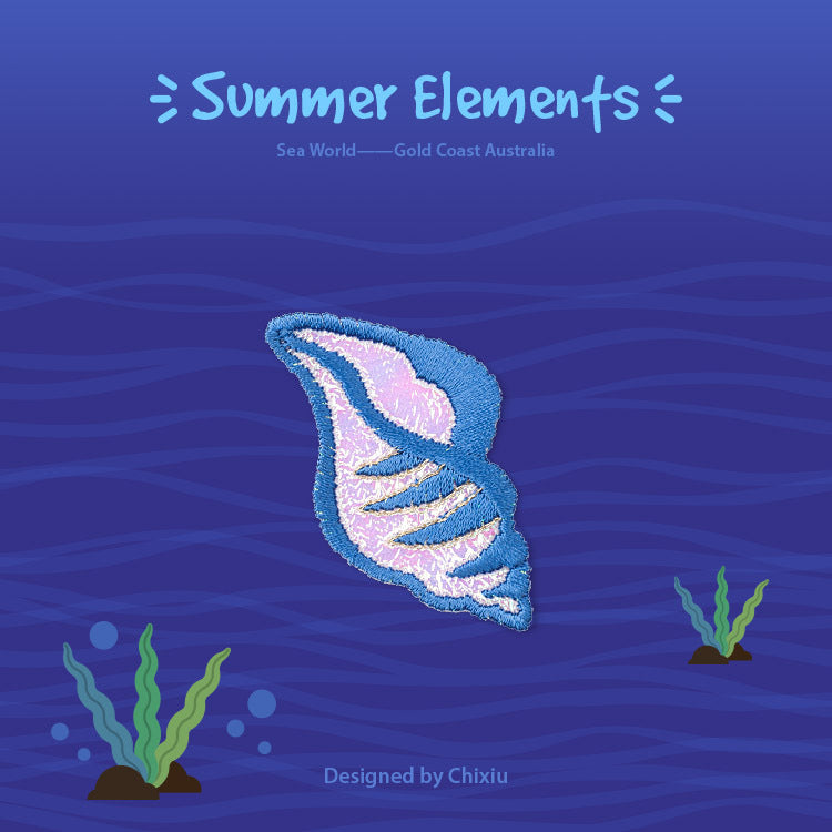 Wholesale 10pcs Sea Embroidered Clothing Patches