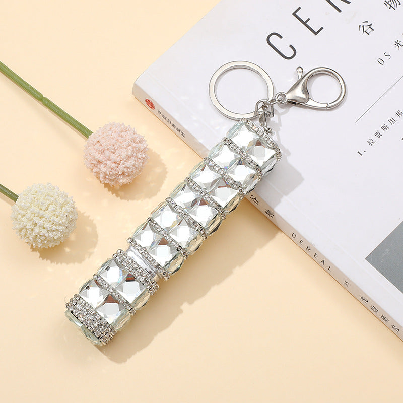 Wholesale Diamond 10ml perfume keychain