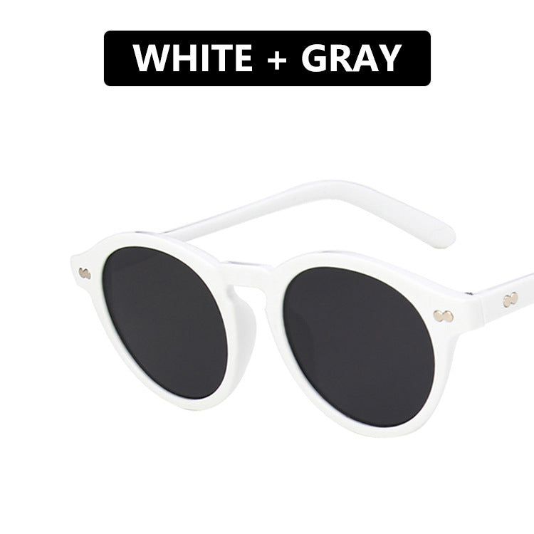 Wholesale Rice Nail Round Frame PC Sunglasses