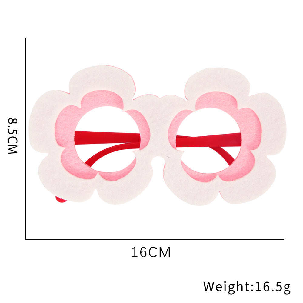 Wholesale 2025 New Hawaiian Glasses Decoration Children's Ball Photo Props Plastic Glasses Party Supplies