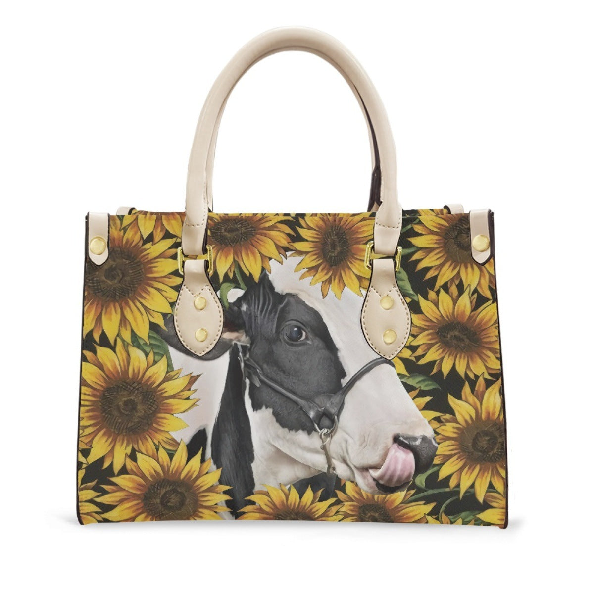 Wholesale PU New Flower Cow Women's Leather Shoulder Bag Handbag