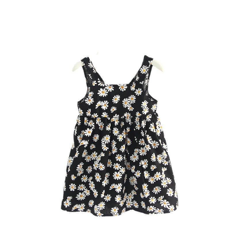Wholesale Summer Girls Floral Princess Dress In Polyester Stylish Boutique Party Wear For Kids Resale Ready