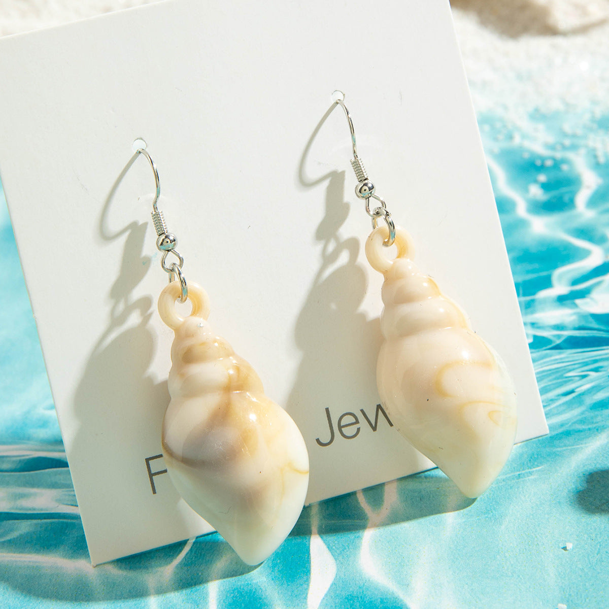 Wholesale Bohemian Starfish Shell Acrylic Earrings