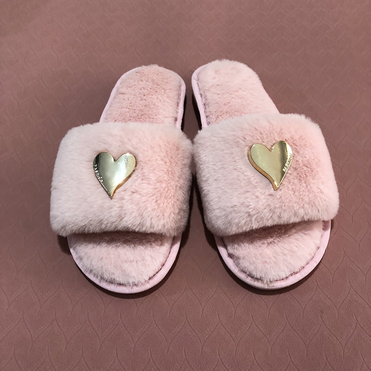 Wholesale  new small fragrant wind love tide net  Slippers