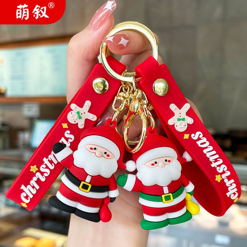 Wholesale Cute Creative Christmas Snowman Cartoon Keychains