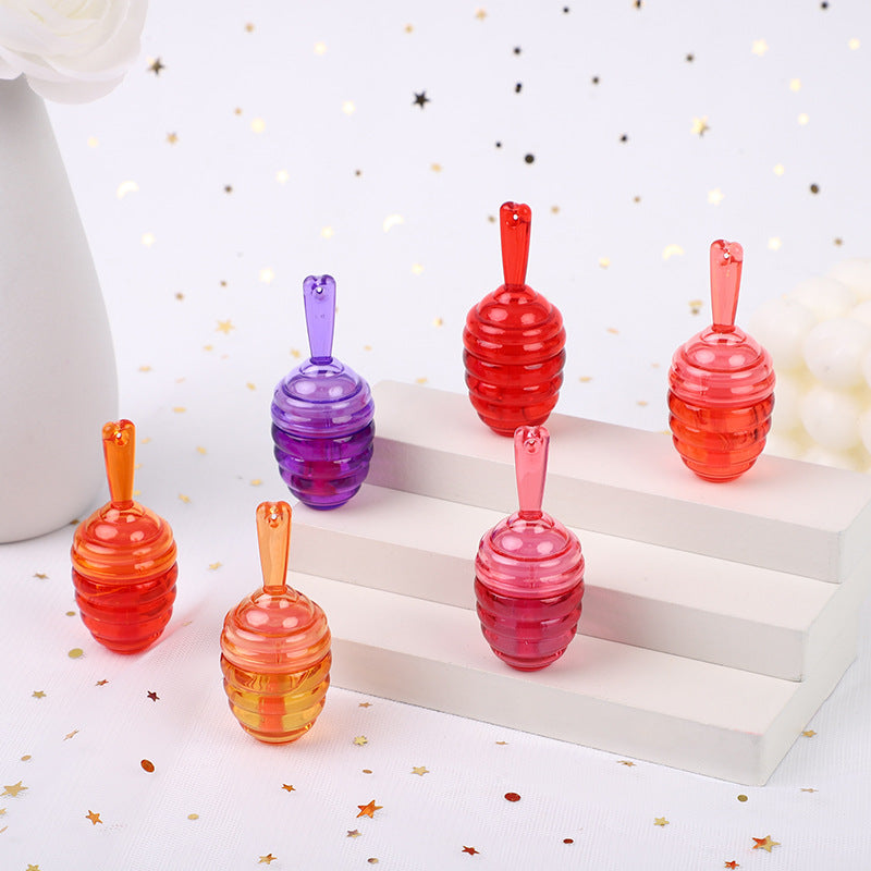 Wholesale 24pcs Cute Honey Moisturizing Easy To Color Lip Oil