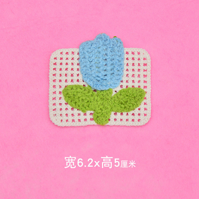 Wholesale Cute Cartoon Embroidered Fabric Patches With Floral And Fruit Designs For Clothing And Bags