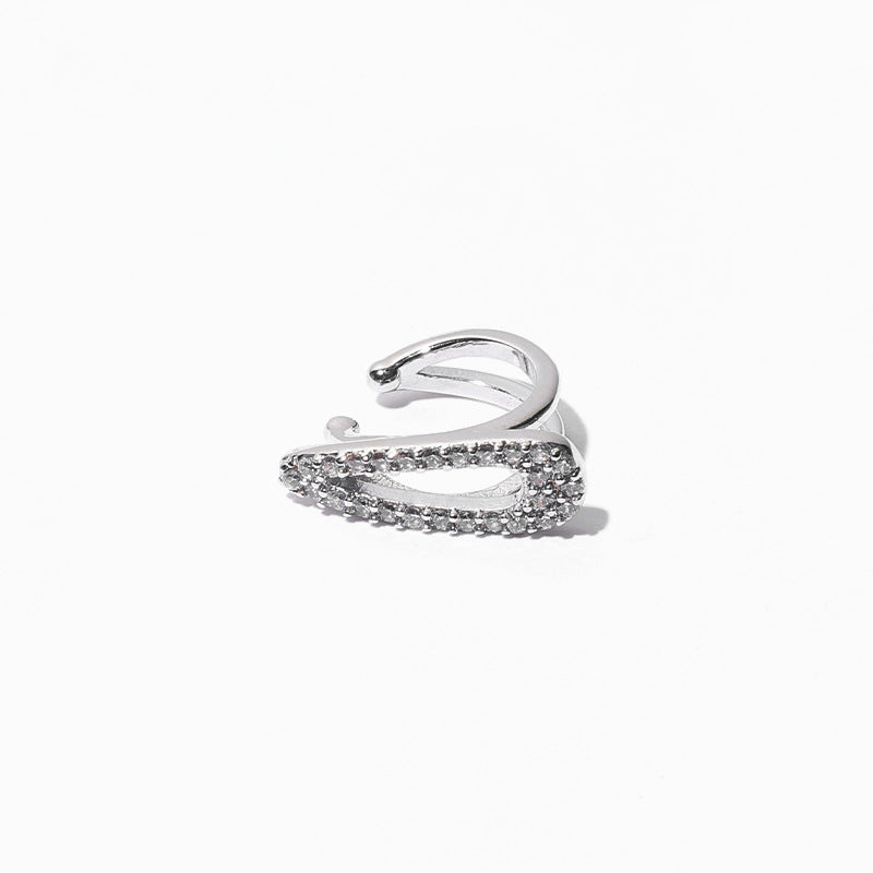 Wholesale Luxury Earbone Clip Exquisite Small Simple Earrings