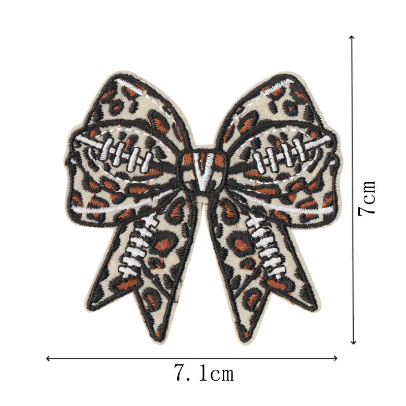 Wholesale Cartoon football embroidery DIY Patches