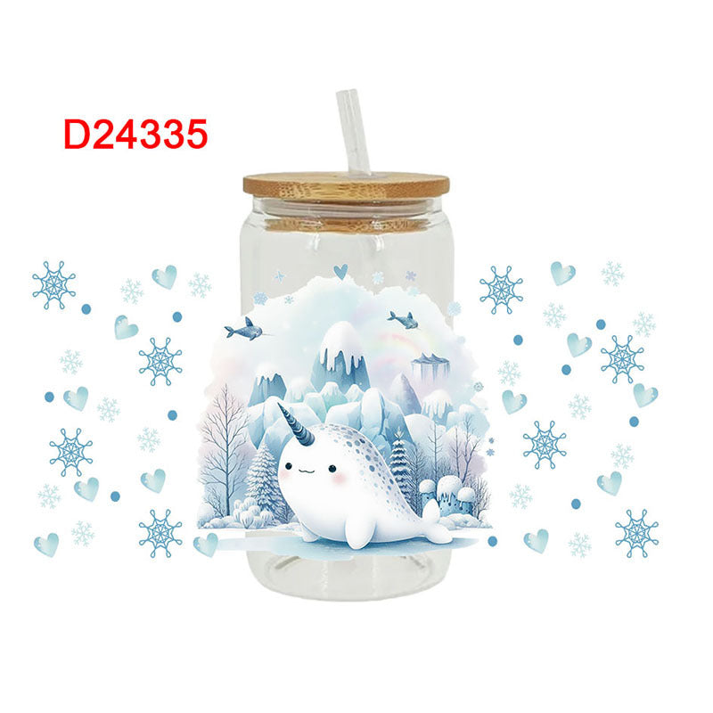Wholesale UV Transfer Paste Glass Crystal Label Crystal Paste 16OZ UV DTF WRAPS