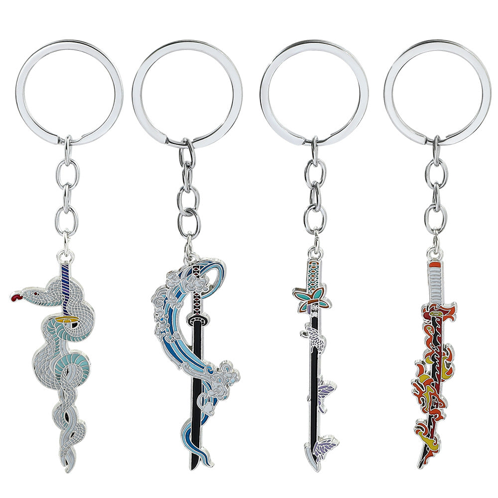 Wholesale Demon Slayer Metal Keychain