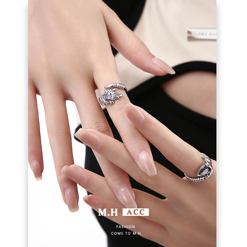 Wholesale Colorful Gemstone Copper Rings