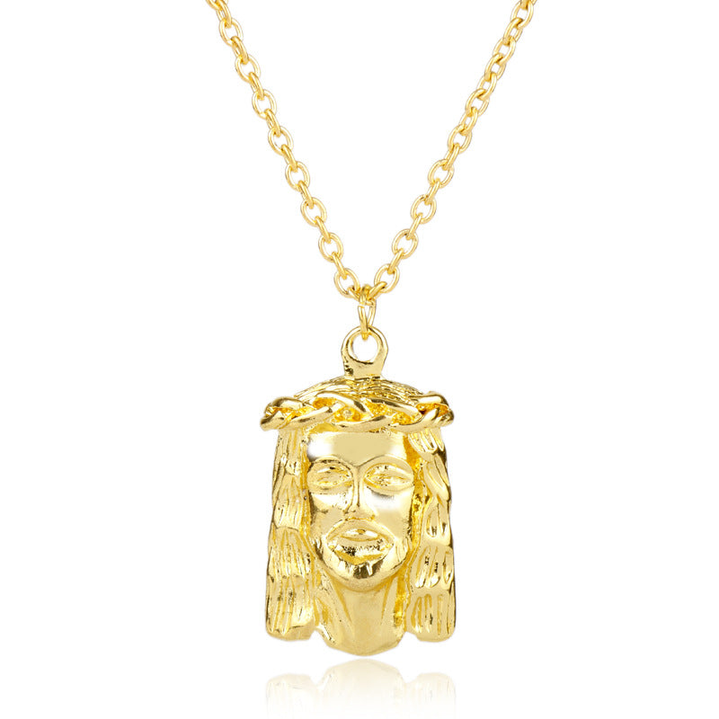 Wholesale Jesus Vintage Portrait Pendant Memorial Necklace Jewelry