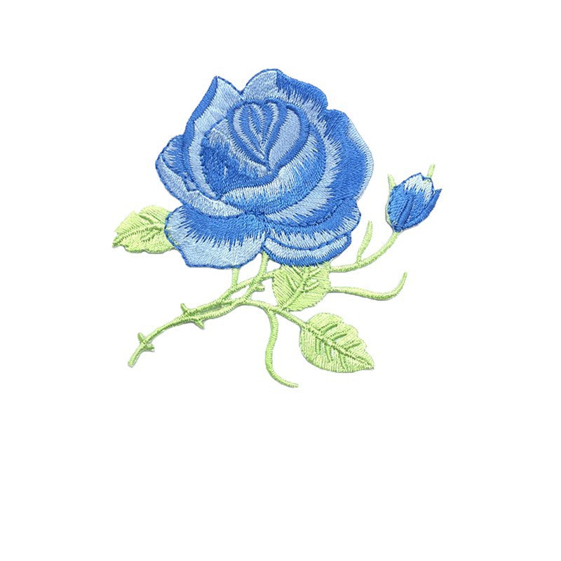 Wholesale Colorful Butterfly Flower Embroidery DIY Patches