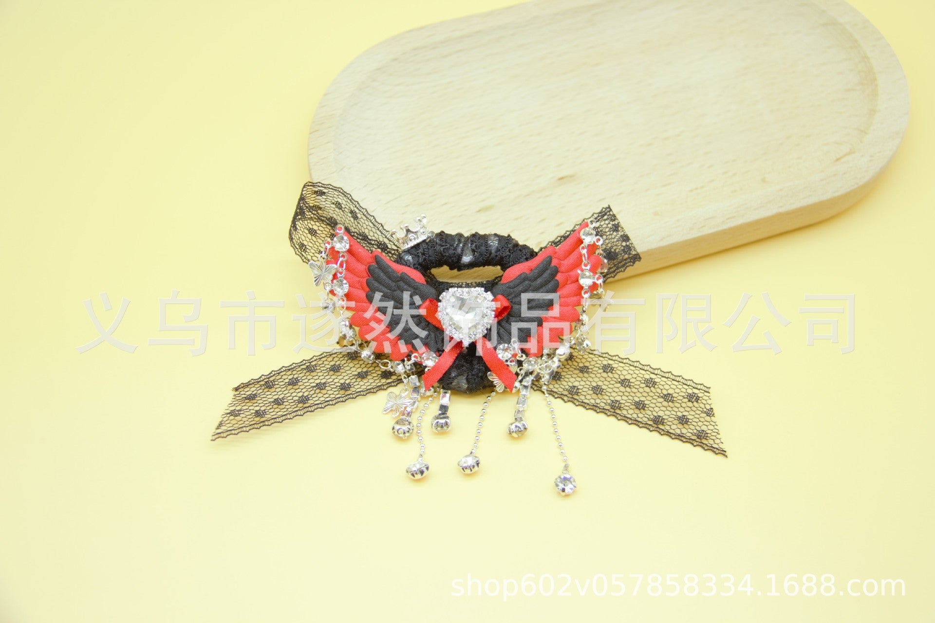 Wholesale 6pcs Heavy Industry High-quality Lace Bow Tassel Diamond DIY Jewelry Accessories