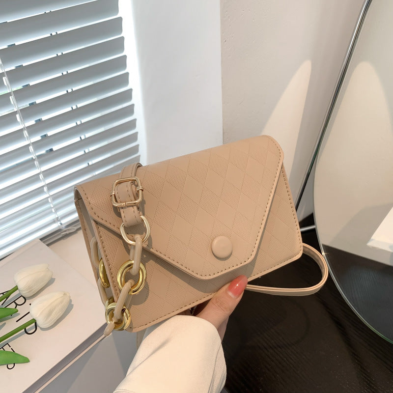 Wholesale PU Candy Color Shoulder Diamond Bag