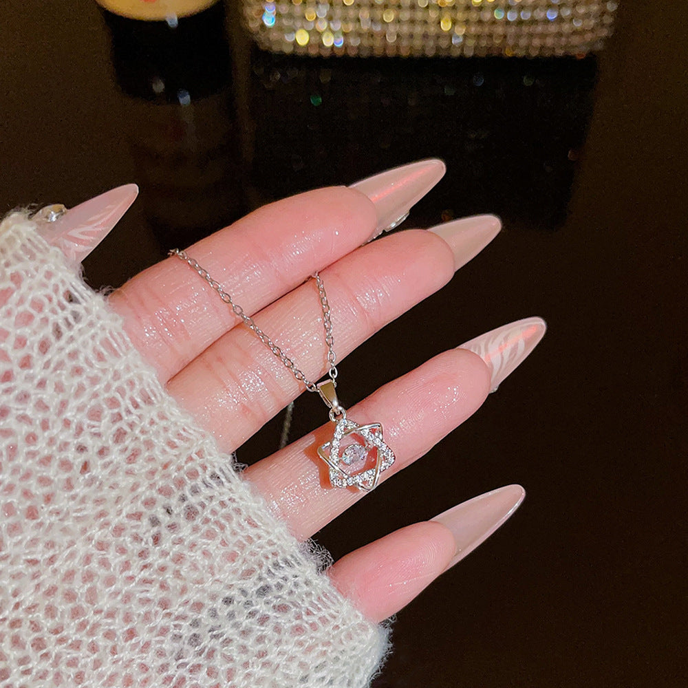 Wholesale Titanium Steel Necklace Women's All-match Sweet Chain Accessories