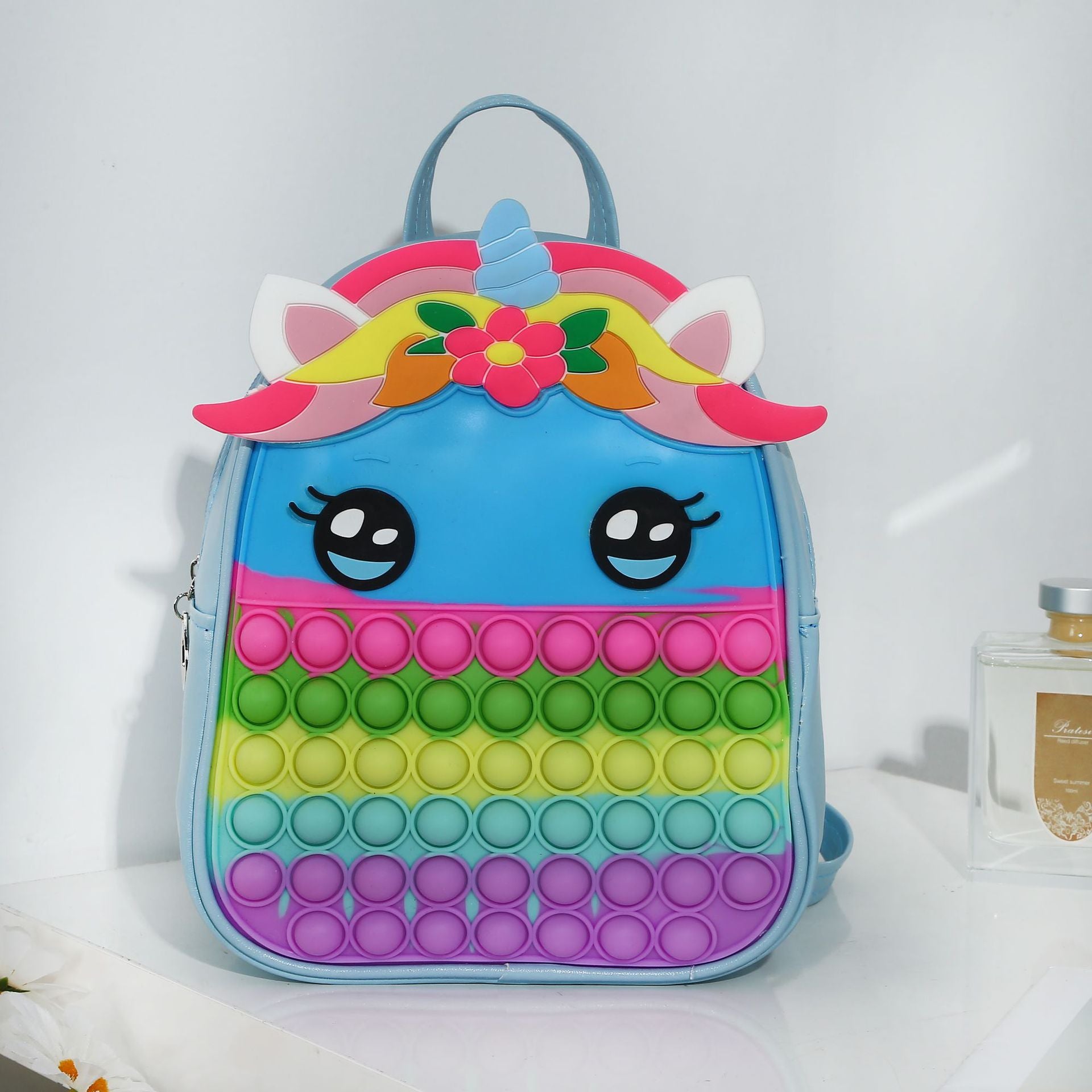 Niños al por mayor Capacidad de silicona dibujos animados bolsos escolares lindo