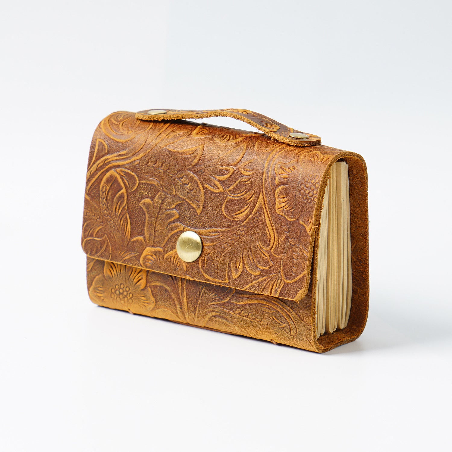 Wholesale Portable Real Cowhide Graffiti Retro Handmade Notebook