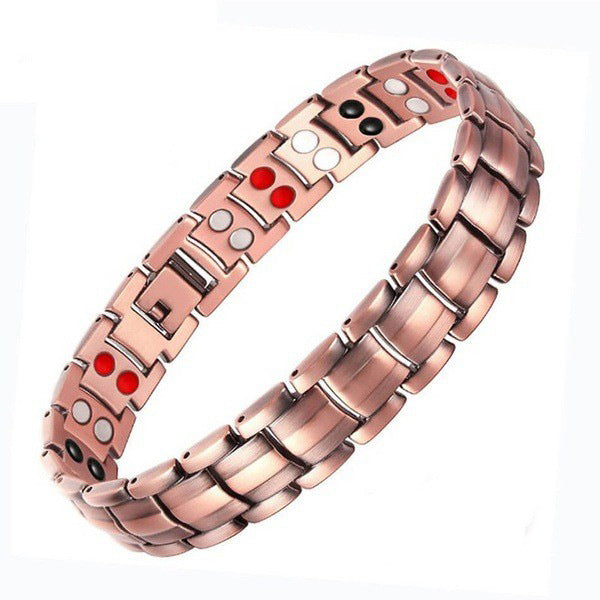 Wholesale  Detachable Double Row Magnet Men' s Bracelet