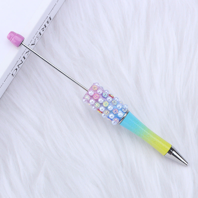 Wholesale Di Colorful Pearl Dopamine Plastic Gradient Color Rotary Ballpoint Pen