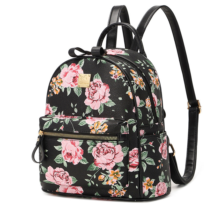 Wholesale Digital Printed Minimalist Leather Backpacks