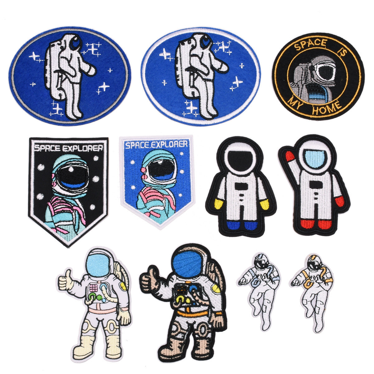 Wholesale Astronaut Air Force Diver Embroidery Patches DIY Clothing Decorative Accessory Casual Party Gift