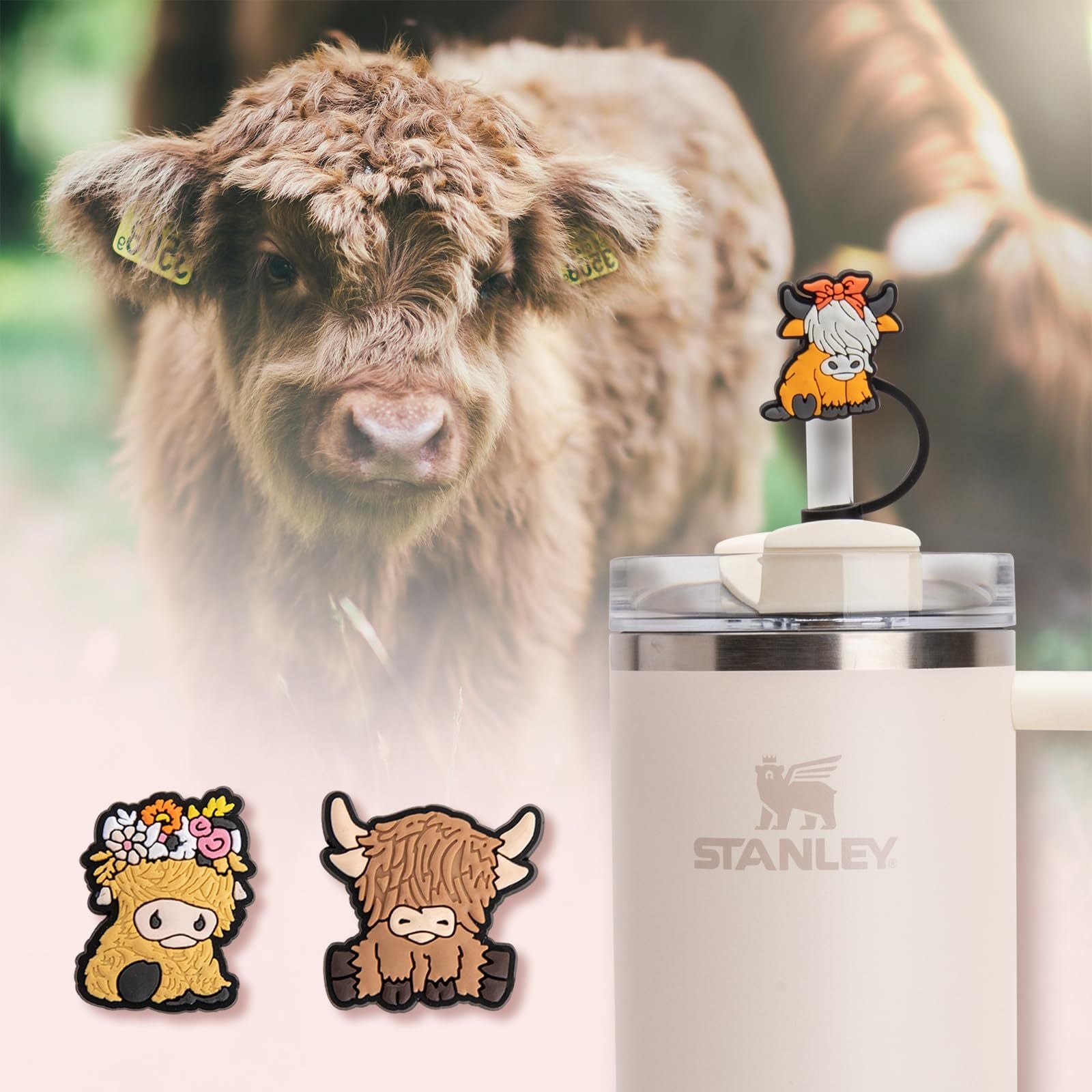 Wholesale Pack Yak Group Straw Cap Cartoon Animation