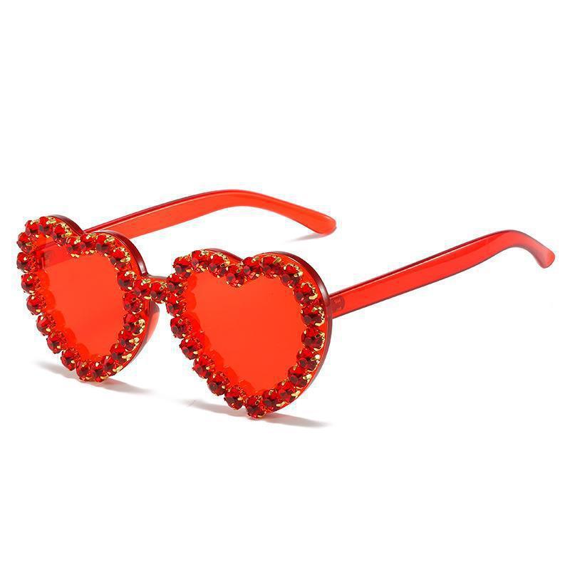 Wholesale Love Diamond Set PC Sunglasses