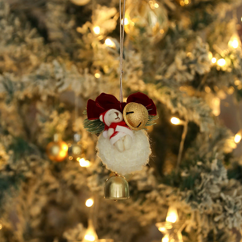 Wholesale Christmas gift plush Christmas tree pendant Christmas decoration