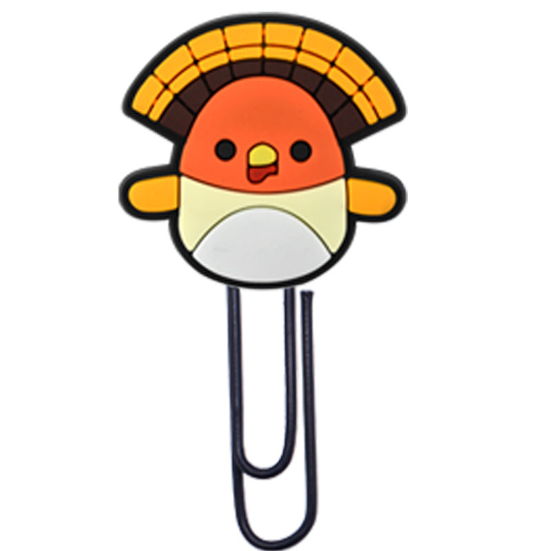 Wholesale Random 50pcs Cartoon Animal Paperclip Bookmarks