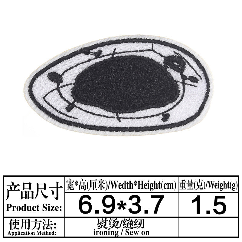 Wholesale 10 Pack Cartoon Embroidered Patch Set Sup erhero Theme DIY Sew On Patches For Clothing Bags Towels Fashion Accessory For Resale MysteryZone