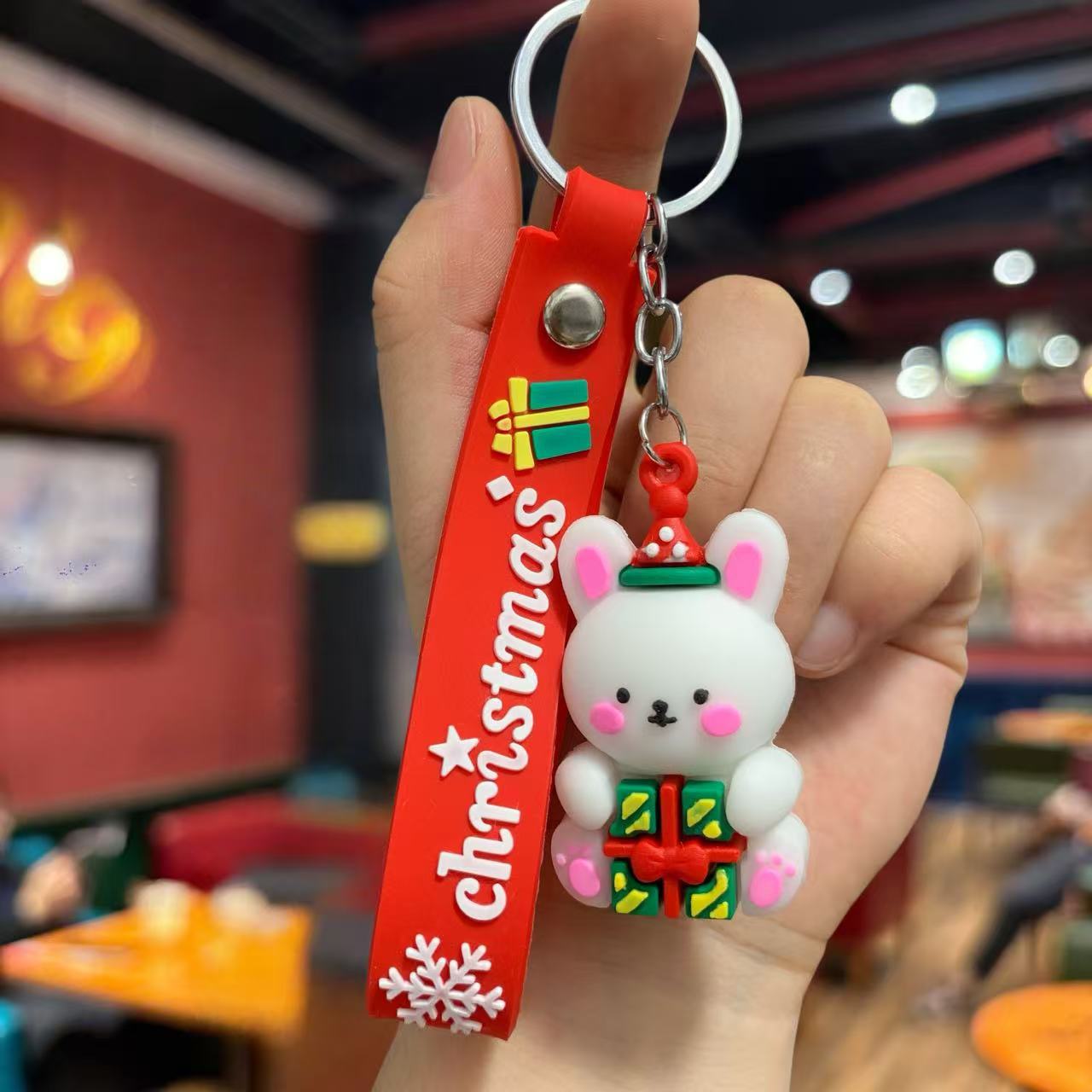 Wholesale Christmas keychain  gift pendant  Keychains